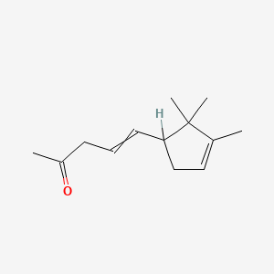 4-Penten-2-one, 5-(2,2,3-trimethyl-3-cyclopenten-1-yl)-