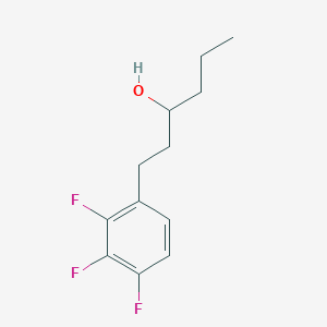 1-(3-Hydroxy-1-hexyl)-2,3,4-trifluorobenzene