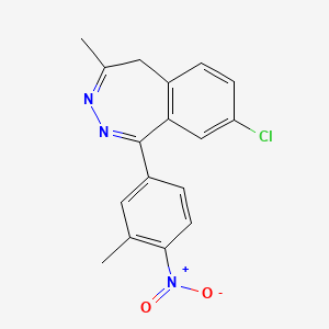 8-chloro-4-methyl-1-(3-methyl-4-nitrophenyl)-5H-2,3-benzodiazepine