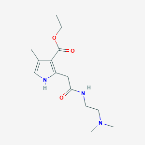 2-[(2-dimethylamino-ethylcarbamoyl)-methyl]-4-methyl-1H-pyrrole-3-carboxylic acid ethyl ester