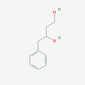 molecular formula C10H14O2 B8481834 4-Phenylbutane-1,3-diol 