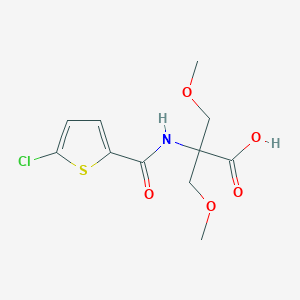 2-[(5-Chloro-thiophene-2-carbonyl)-amino]-3-methoxy-2-methoxymethyl-propionic acid