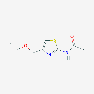 molecular formula C8H12N2O2S B8481960 N-(4-ethoxymethyl-thiazol-2-yl)-acetamide 