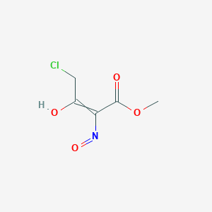 molecular formula C5H6ClNO4 B8481976 Methyl 4-chloro-2-hydroxyiminoacetoacetate CAS No. 84208-39-9