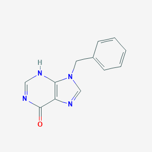molecular formula C12H10N4O B084820 9-Benzyl-9H-purin-6-ol CAS No. 14013-11-7