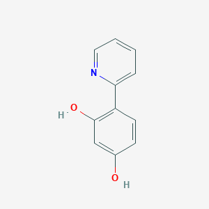 molecular formula C11H9NO2 B8482030 2-(2,4-Dihydroxyphenyl)pyridine 