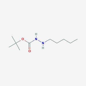 molecular formula C10H22N2O2 B8482047 t-Butyl-2-pentylhydrazincarboxylate 