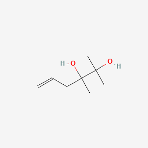 molecular formula C8H16O2 B8482111 2,3-Dimethylhex-5-ene-2,3-diol 