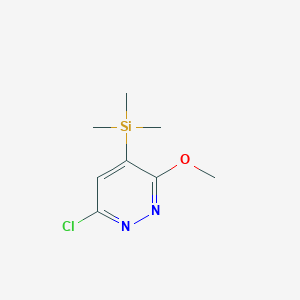 6-Chloro-3-methoxy-4-trimethylsilanyl-pyridazine