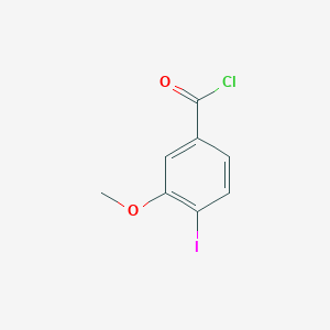 molecular formula C8H6ClIO2 B8482134 4-Iodo-3-methoxy-benzoyl chloride 
