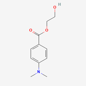 molecular formula C11H15NO3 B8482152 4-(Dimethylamino)benzoic acid 2-hydroxyethyl ester 