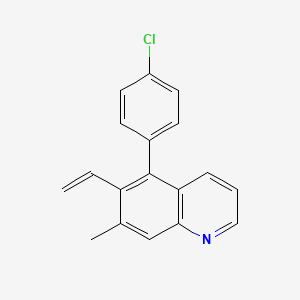 5-(4-Chlorophenyl)-7-methyl-6-vinylquinoline