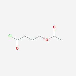 molecular formula C6H9ClO3 B8482268 4-Chloro-oxobutyl acetate 
