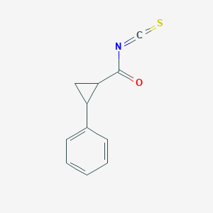 molecular formula C11H9NOS B8482321 2-Phenyl-1-cyclopropanecarbonyl isothiocyanate 