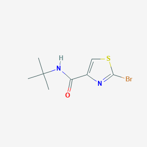molecular formula C8H11BrN2OS B8482325 2-Bromo-4-t-butylaminocarbonylthiazole 