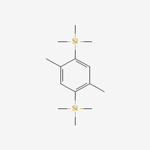 molecular formula C14H26Si2 B8482345 (2,5-Dimethyl-1,4-phenylene)bis(trimethylsilane) CAS No. 31825-46-4