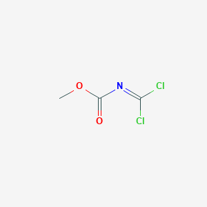 molecular formula C3H3Cl2NO2 B8482371 Methyl (dichloromethylidene)carbamate CAS No. 29427-21-2