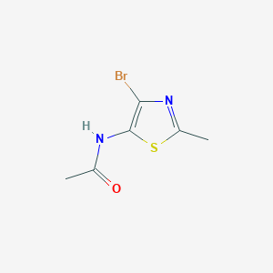 molecular formula C6H7BrN2OS B8482457 N-(4-bromo-2-methylthiazol-5-yl)acetamide 