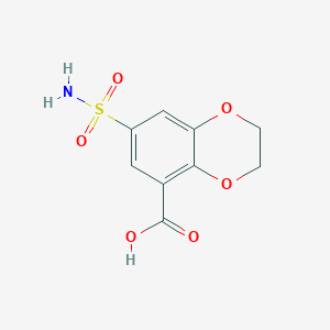 7-Sulfamoyl-1,4-benzodioxane-5-carboxylic acid