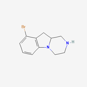 9-Bromo-1,2,3,4,10,10a-hexahydro-pyrazino[1,2-a]indole