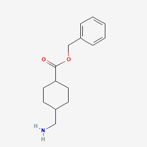 molecular formula C15H21NO2 B8482530 Benzyl trans-4-(aminomethyl)cyclohexanecarboxylate 