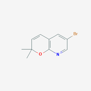 molecular formula C10H10BrNO B8482535 6-bromo-2,2-dimethyl-2H-pyrano[2,3-b]pyridine 