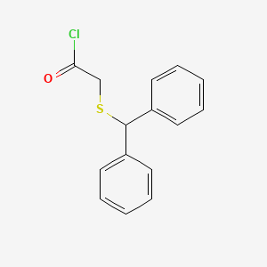 [(Diphenylmethyl)sulfanyl]acetyl chloride