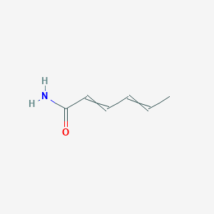 molecular formula C6H9NO B8482560 Hexa-2,4-dienoic acid amide 