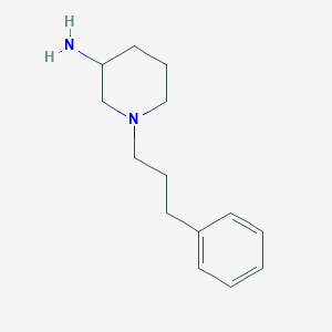 molecular formula C14H22N2 B8482576 3-Amino-1-(3-phenylpropyl)piperidine 