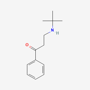 molecular formula C13H19NO B8482583 3-(Tert-butylamino)-1-phenylpropan-1-one 