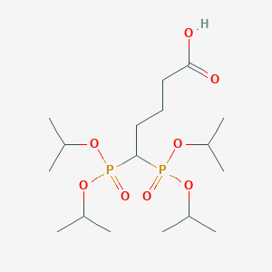 B8482595 5,5-Bis{bis[(propan-2-yl)oxy]phosphoryl}pentanoic acid CAS No. 184225-09-0