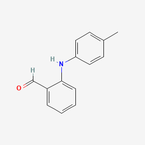 molecular formula C14H13NO B8482613 2-(4-Methylanilino)benzaldehyde CAS No. 62152-50-5