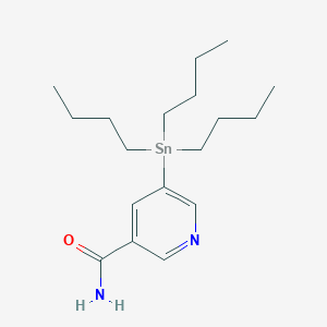 molecular formula C18H32N2OSn B8482642 5-Carbamoyl-3-pyridyltri-n-butylstannane 