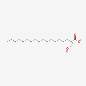 molecular formula C19H38O3 B8482644 2-(Hydroxymethyl)octadecanoic acid CAS No. 352552-59-1