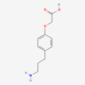 molecular formula C11H15NO3 B8482655 4-(3-Aminopropyl)-phenoxyacetic acid 