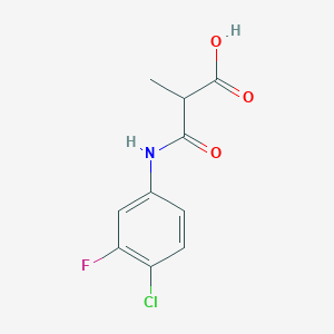 3-(4-Chloro-3-fluorophenylamino)-2-methyl-3-oxopropanoic acid
