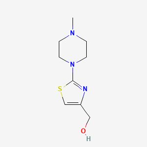 molecular formula C9H15N3OS B8482681 2-(4-Methyl-1-piperazinyl)thiazol-4-ylmethanol 
