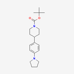 4-(4-Pyrrolidin-1-yl-phenyl)-piperidine-1-carboxylic acid tert-butyl ester