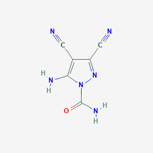 5-Amino-3,4-dicyano-1H-pyrazole-1-carboxamide