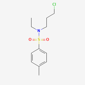 molecular formula C12H18ClNO2S B8482705 N-Ethyl-N-(3-chloropropyl)-p-toluenesulfonamide 