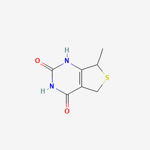molecular formula C7H8N2O2S B8482843 7-Methyl-5,7-dihydrothieno[3,4-D]pyrimidine-2,4(1H,3H)-dione 