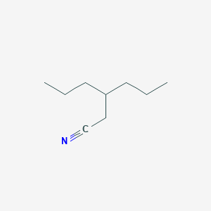 molecular formula C9H17N B8482847 3-Propylhexanenitrile CAS No. 73383-04-7