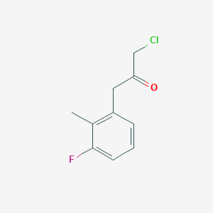 molecular formula C10H10ClFO B8482861 1-Chloro-3-(3-fluoro-2-methyl-phenyl)-propan-2-one 