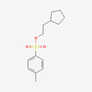 molecular formula C14H20O3S B8482869 2-Cyclopentylethyl 4-methylbenzenesulfonate 