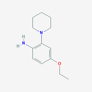 4-Ethoxy-2-(piperidin-1-yl)aniline