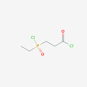 beta-Chloroformyl-ethyl ethyl phosphinic acid chloride