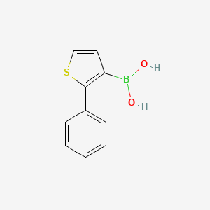 molecular formula C10H9BO2S B8483014 (2-Phenylthiophen-3-yl)boronic acid 
