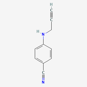 molecular formula C10H8N2 B8483103 4-Propargylamino-benzonitrile 
