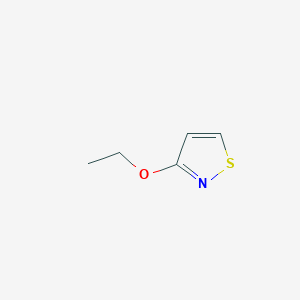 molecular formula C5H7NOS B8483111 3-Ethoxyisothiazole CAS No. 27337-29-7