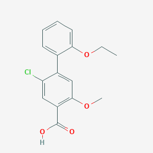 2-Chloro-2'-ethoxy-5-methoxy-[1,1'-biphenyl]-4-carboxylic acid